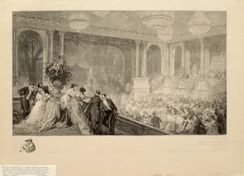 Fest in den Tuilerien anlässlich der Ausstellung von 1867