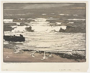 Die brechenden Wellen, Flut von September 1901