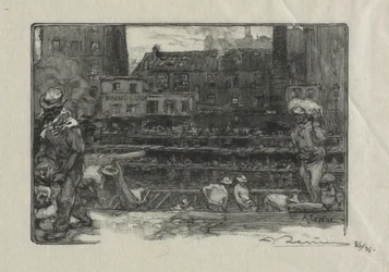 Entlader von Gips (Canal St. Martin)
