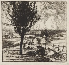 Ansicht von Jouy-le-Moutier