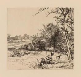 Auguste Lepère: Der umgestürzte Apfelbaum (Picardie)