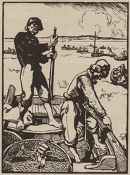Fischen nach Garnelen