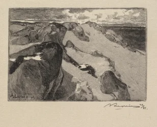 Wald von Fontainebleau: Arbonne, Le Gros Sablon La Forêt de Fontainebleau..., 1890