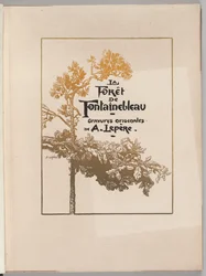 Wald von Fontainebleau: Cover La Forêt de Fontainebleau, 1890