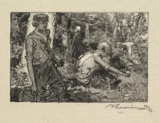 Wald von Fontainebleau: Maiglöckchen sammeln