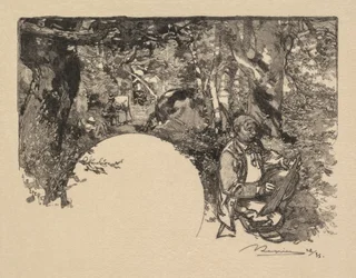 Wald von Fontainebleau: Die Maler La Forêt de Fontainebleau: Les Peintres, 1890
