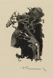 Wald von Fontainebleau: Der Wütende La Forêt de Fontainebleau: Le rageur, 1890