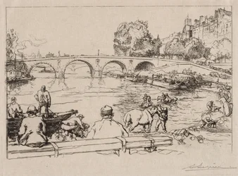 LAbreuvoir bei Pont Marie, 1912