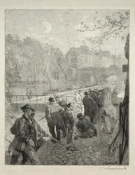 Die Schleuse von La Monnaie