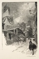 La Rue des Barres, 1886