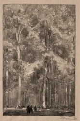 Le Matin, Carrefour des Forts Marlotte, 1889
