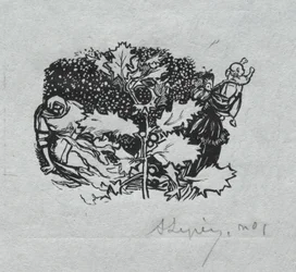 Pariser Almanach, 1897: Schlussstück, Winter, 1897