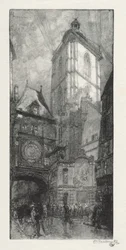 Rouen Illustré: La Gros Horloge, 1888