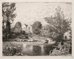Die alte Fußgängerbrücke