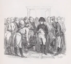 Der Gott der guten Menschen aus den Gesammelten Werken von Béranger, 1836. Schöpfer: Auguste Raffet, Lacoste, Eugène Guillaumot