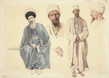 Ein älterer Jude und ein muslimischer Tatar auf der Krim
