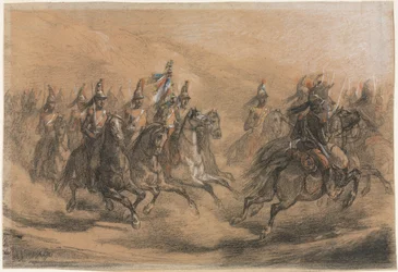Kavallerieangriff, ca. 1840