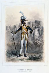 Tambourmajor der Grenadiere-à-Pied, 1859