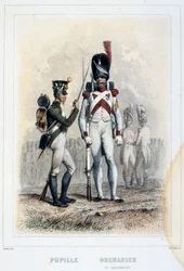 Grenadier und Schüler des 3. Regiments, 1859