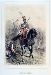 Roter Lanzenträger, 1859