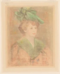 Dame mit grünem Hut (Mlle. Dieterle?)