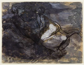Der Hexensabbat (recto); Skizzen von Kentauren (verso)