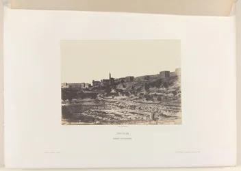 Becken von Birket-es-Soultan außerhalb der alten Stadtmauer von Jerusalem
