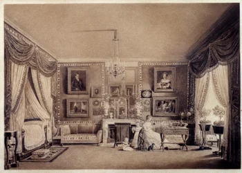 Schlafzimmer der Herzogin von Berry in den Tuilerien