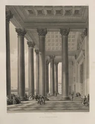 Das Nordportal der Isaakskathedrale aus: Der Bau der Isaakskathedrale, 1845
