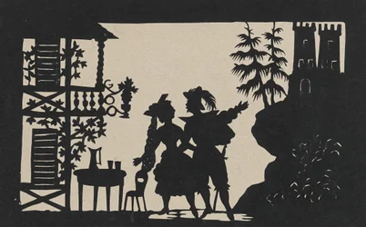 Doppelseitige Silhouette