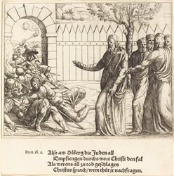 Jesus identifiziert sich vor der Verhaftung, 1548