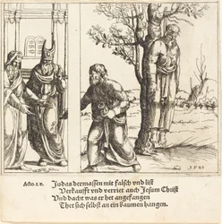 Judas gibt die dreißig Silberlinge zurück, 1548
