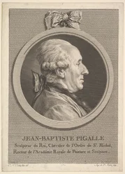Porträt von Jean-Baptiste Pigalle
