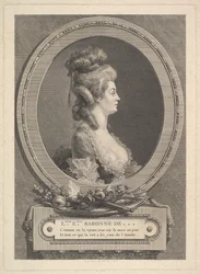 Porträt von Louise Émilie Baronne de ***, 1779