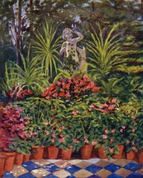 Im Garten der Villa von Marion Crawford