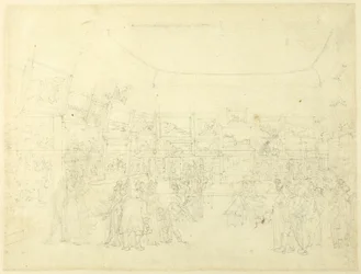 Studie für Ausstellung von Aquarellzeichnungen, Old Bond Street, aus Microcosm of London
