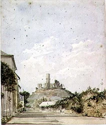 Ansicht einer Burgruine
