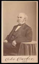 Porträt von Peter Parker 1804-1888, 1869