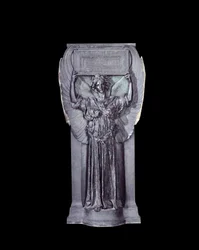 Amor Caritas. Hochrelief in Bronze von Augustus Saint-Gaudens (1848-1907)