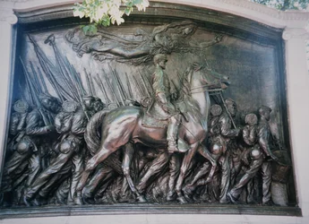 Das Robert Gould Shaw (1837-63) Denkmal für das afroamerikanische 54. Massachusetts Regiment