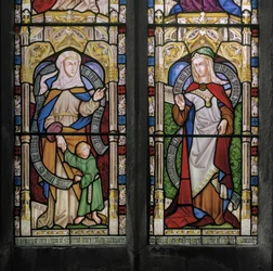 Hannah mit dem jungen Samuel und Dorcas