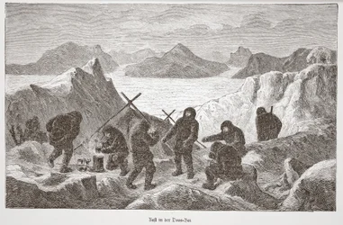 Ruhe in der Dove Bay, 1876