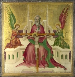 Die Dreifaltigkeit mit dem gekreuzigten Christus, ca. 1410