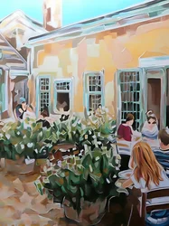 Sommer Café Terrasse