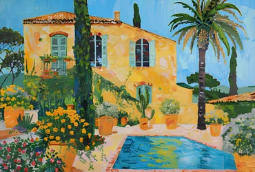 Sonnige mediterrane Villa