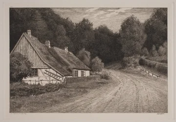 Bauernhaus am Wald