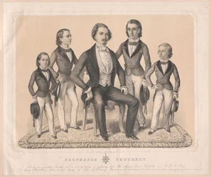 Gruppe Die Künstlerfamilie Cottrely