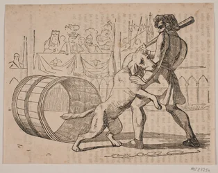 Macaires Kampf mit dem Hund