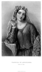 Isabella von Angoulême 1187-1246, Königin Gemahlin von König Johann