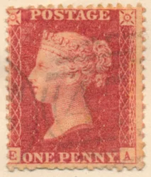 Die Briefmarke Penny Red, 1841
